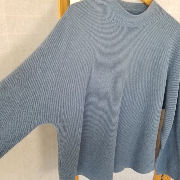 Lululemon Sweater Cotton Blend Boxy Blue Size Large - Picture 6 of 8